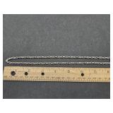Silver Plated Male Link Necklace