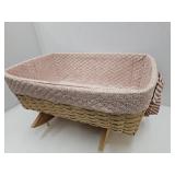 Longaberger    Baby Cradle Basket  30 x 21 x 15' h