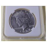 VF 1934 D  US Peace Dollar Coin