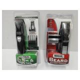 2 New Wahl Trim & Detail & Beard Trimmers