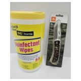 Disinfectant Wipes & New Stag Finish Pocket Knife