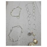 2 Costume Bracelets & Necklace