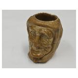Slag Glass Indian Tooth Pick Holder