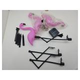 New Solar Powered Flamingo Lights 13" H 4