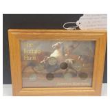 "Buffalo Hunt" 5 Buffalo Nickels 3 Indisna Head Cs