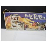 19.5" Metal MArked 1927 Milk Sign