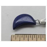 Lapis Lazuli Moon Pendant