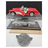 1957 Corvette & Corvette w/Display Belt Buckle