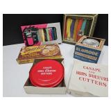 NOS Terry Cloth Coasters, Small Fry, Salad Molds+