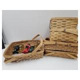 Glass AVON Cars & Baskets up to 17.5"w
