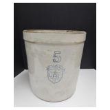 5 Gal Primitive Crock See Condition