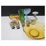 VTG Glassware IndianaSatinCompote++