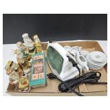 Miniature Tea Set, Santa Clauses, BlackDecker Iron