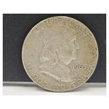 1963 D Silver Franklin Half Dollar Coin