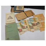 Stamp Books & VTG Hamburger Press