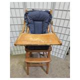 Antique Highchair  with  Nice Cushions