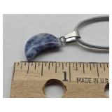 Blue Lapis Moon Necklace