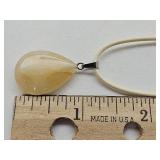 Citrine Teardrop Necklace