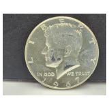 1967 Silver Half Dollar 40 % Silver Coin