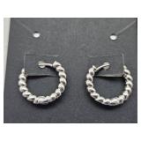 Sterling Silver Hoop Earrings