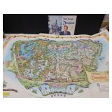 VTG Disney Souvenir Map 1958, 1959 Guide