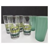 3 VTG Highball GLasses, 4 VTG LIbbey 12 oz.