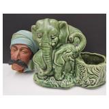 Bossons England Chalkware & Pottery Planter