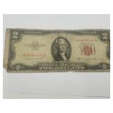 1953 Red Seal $2 Bill