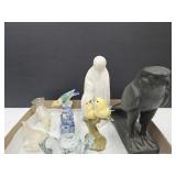 Bird Collection Pottery, Glass, Chalkware,+