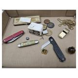 Pocket KNives, Whislte, Tokens+