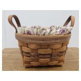 Longaberger Basket w/Liner 7.5" w
