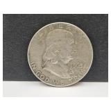 1963  D Franklin 90% Silver Half Dollar
