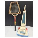 VTG Fisher Price Vacummn, VTG Spalding Racket