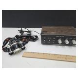 Marcraft Stereo Amplifier & Head Lamp