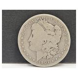 1901 S Silver Morgan Dollar Coin