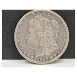 1892 S Silver Morgan Dollar Coin