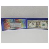Authentic $1 Note Hologram Gold Stars