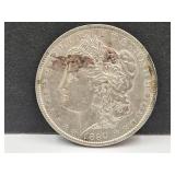 1890 Silver Morgan Dollar Coin