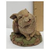 TWITCH BUNNY STATUE By Clark & Wolfe 3 1/2 " H