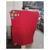 Scout Felt Throw with Collectable Patches 62 x 43