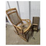 Antique Rocking Chair See Pics,  Slaw Cutter