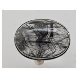 925 Silver Rutile Quartz Ring Sz 9