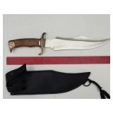 FROST CUTLERY Lg Knife w/ Sheath