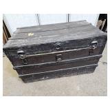 Primitive Wood Trunk  36 x 19 x 22" high