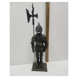 Cast Iron Knight Fireplace Tool Holder