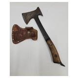 Early Eswing Trappers AX Hatchet  w Sheath