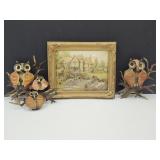 Bubble Glass Framed Art & Owls See sizes