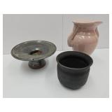 Haeger Pottery 6" ALan Patrick & Raku Pottery