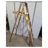 6 Ft Wood Ladder Great To Display Primitives