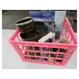 Hull Pottery, Records, Candle Holder, Crate +